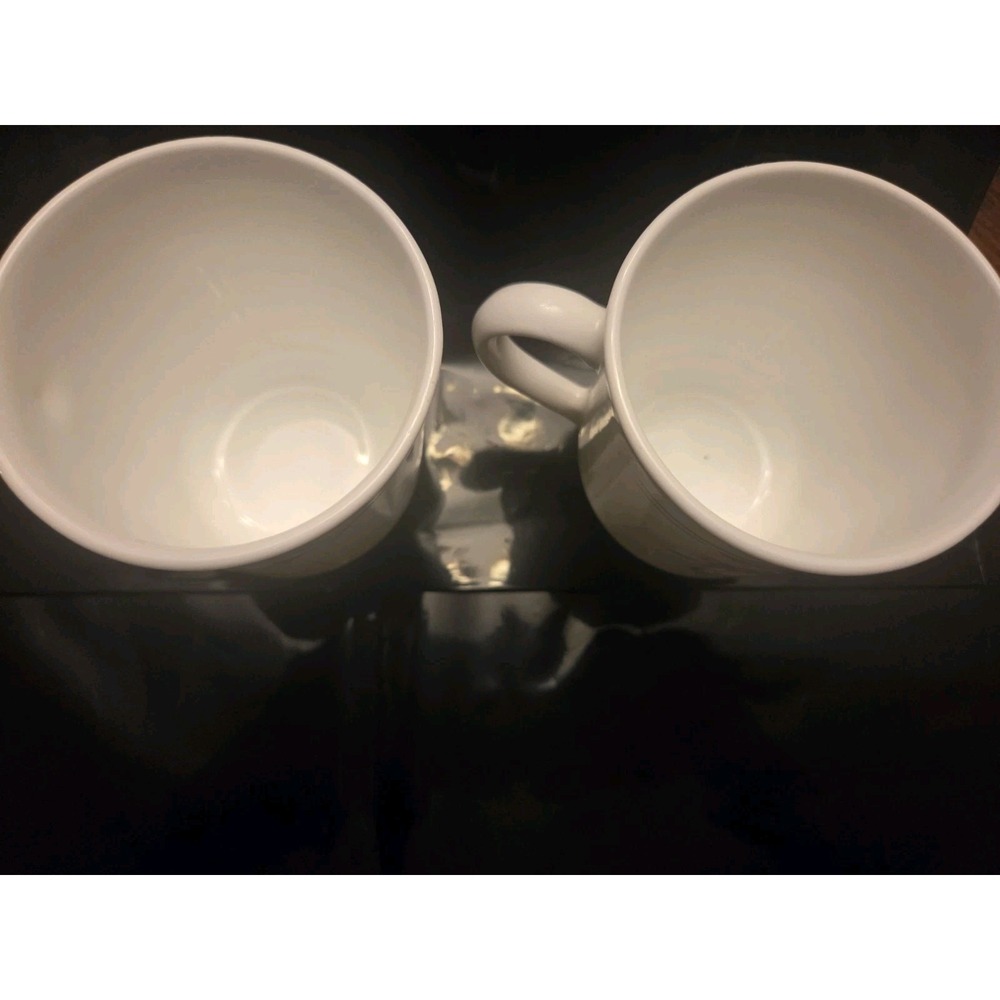 Corning Corelle Cups Vintage Peach Garland Coffee Mugs Floral Set Of 2 - Picture 2 of 8